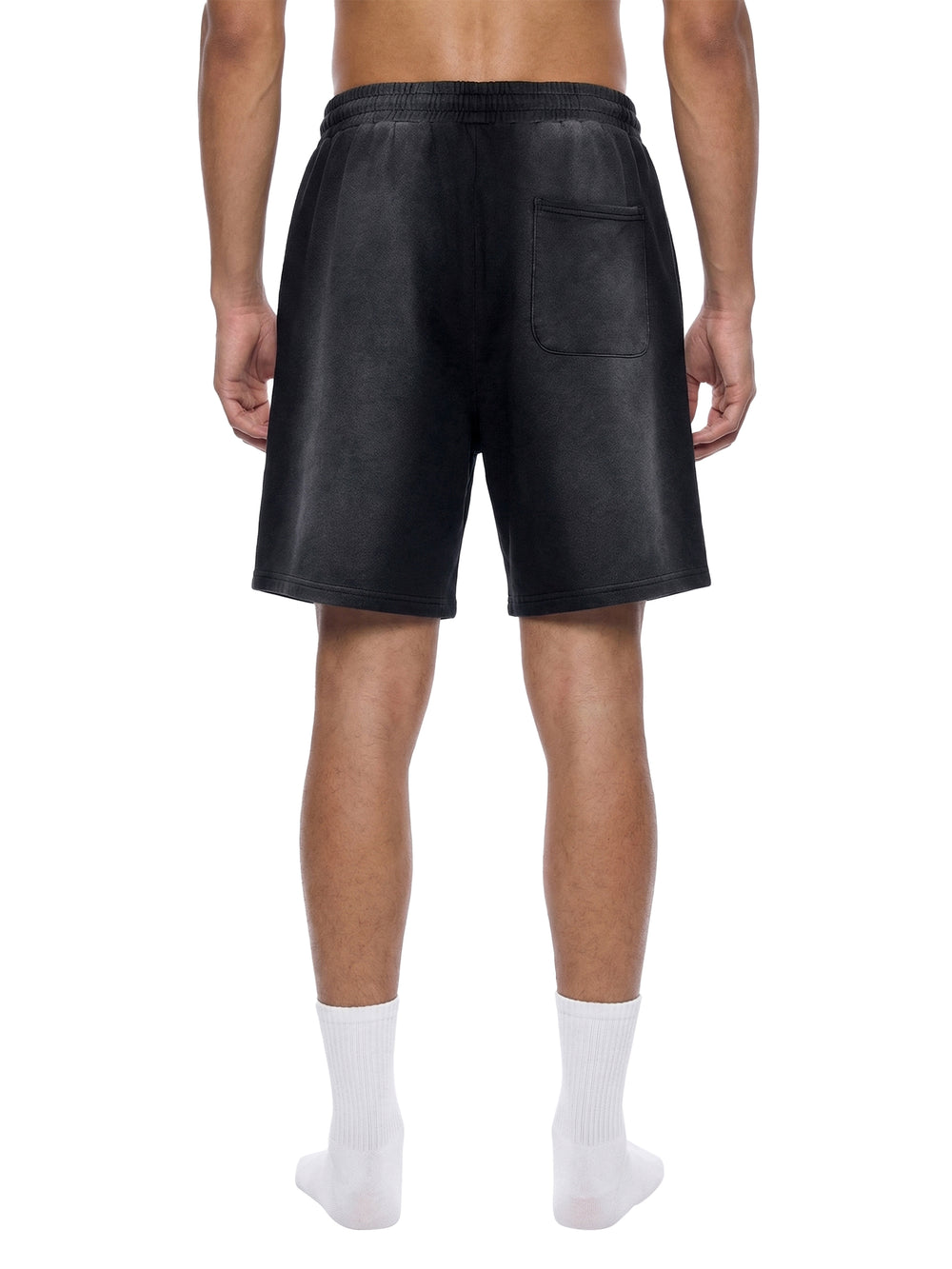 Unisex Sun Fade Distressed Shorts
