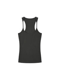 Women Slim Fit Ribbed Racerback Tank Top | tank top,tank top,tank tops women,tank top with built in bra,tank tops women y2k