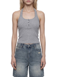 Women's Ribbed Henley Tank Top | tank top,tank top,tank tops women,tank top with built in bra,tank tops women y2k