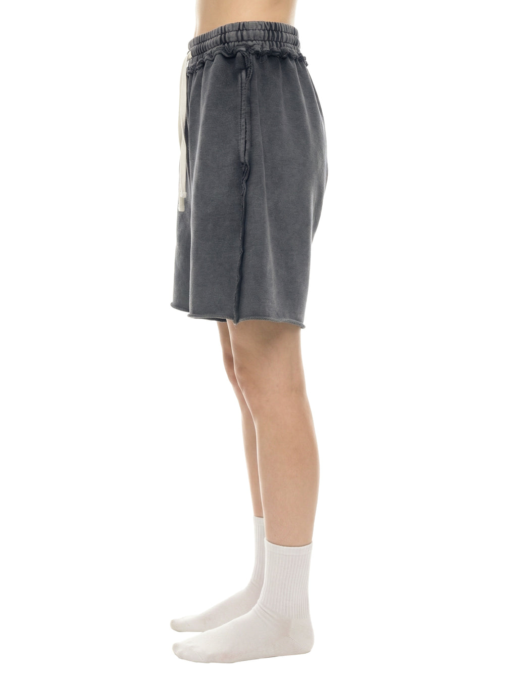 Unisex Mineral Wash Raw Edge Shorts | shorts men,shorts women,shorts,short sleeve button down,short sleeve tops for women