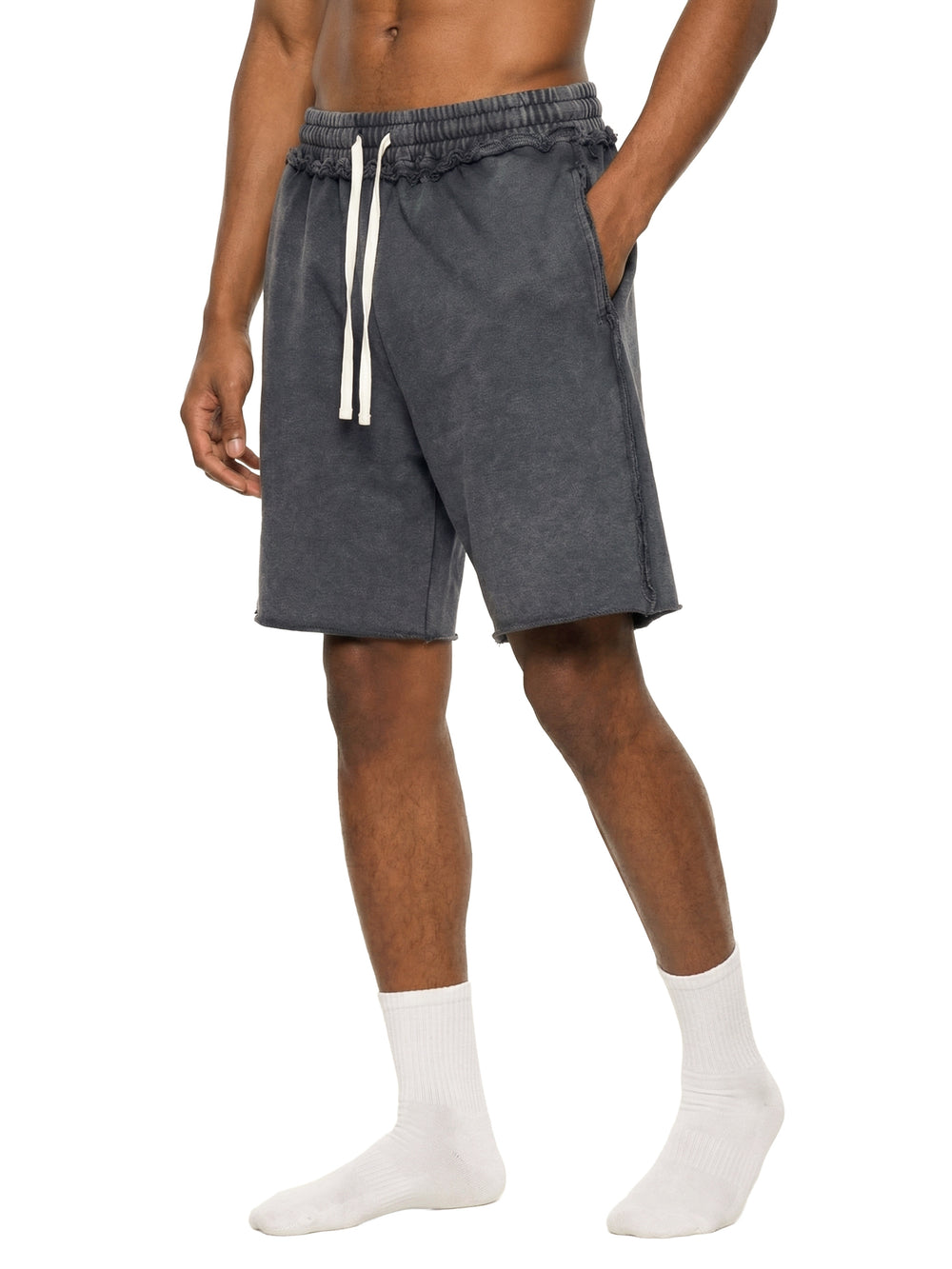 Unisex Mineral Wash Raw Edge Shorts | shorts men,shorts women,shorts,short sleeve button down,short sleeve tops for women
