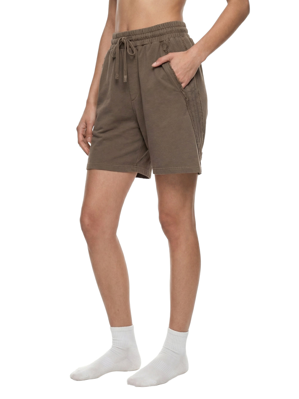Unisex Vintage Wash Raw Edge Shorts | shorts men,shorts women,shorts,short sleeve button down,short sleeve tops for women