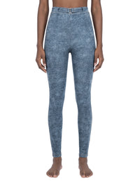 Women's Faux Denim Zip-Fly Leggings