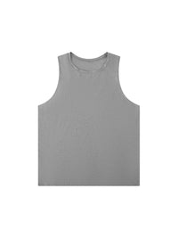 Men's Solid Color Crewneck Tank Top