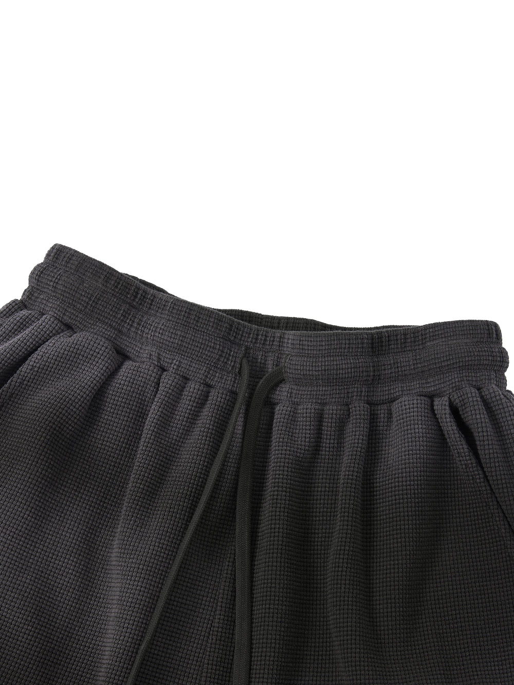 Unisex Sunfade Waffle Raw Hem Shorts | shorts men,shorts women,shorts,short sleeve button down,short sleeve tops for women
