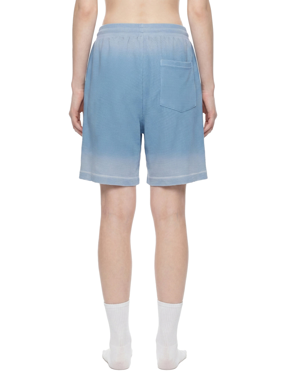 Unisex Sunfade Waffle Raw Hem Shorts | shorts men,shorts women,shorts,short sleeve button down,short sleeve tops for women