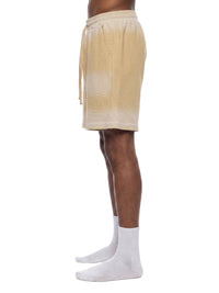 Unisex Sunfade Waffle Raw Hem Shorts | shorts men,shorts women,shorts,short sleeve button down,short sleeve tops for women