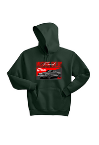 Ford 1967 Mustang GT500 Unisex Hoodie | Classic Muscle Car Sweatshirt | Sizes S–3XL | Black, Deep Forest, Deep Royal Blue, Light Steel Grey, True Red, White, Navy