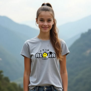 Women’s “Live Aloha Hawai’i” Graphic T-Shirt – Soft, Stylish & Island-Inspired