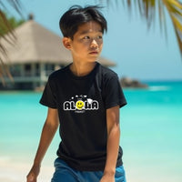 Aloha Hawai‘i Youth T-Shirt – Live Aloha Smiley Design