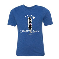 North Shore Hawai‘i Youth T-Shirt – Surf Girl Island Design