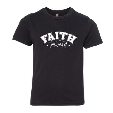 Faith Forward Youth T-Shirt – Inspirational Christian Tee for Kids, Soft & Comfortable