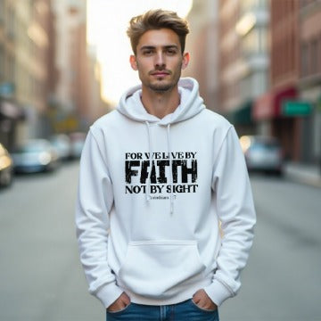 Faith Forward Unisex Hoodie – Inspirational Christian Streetwear